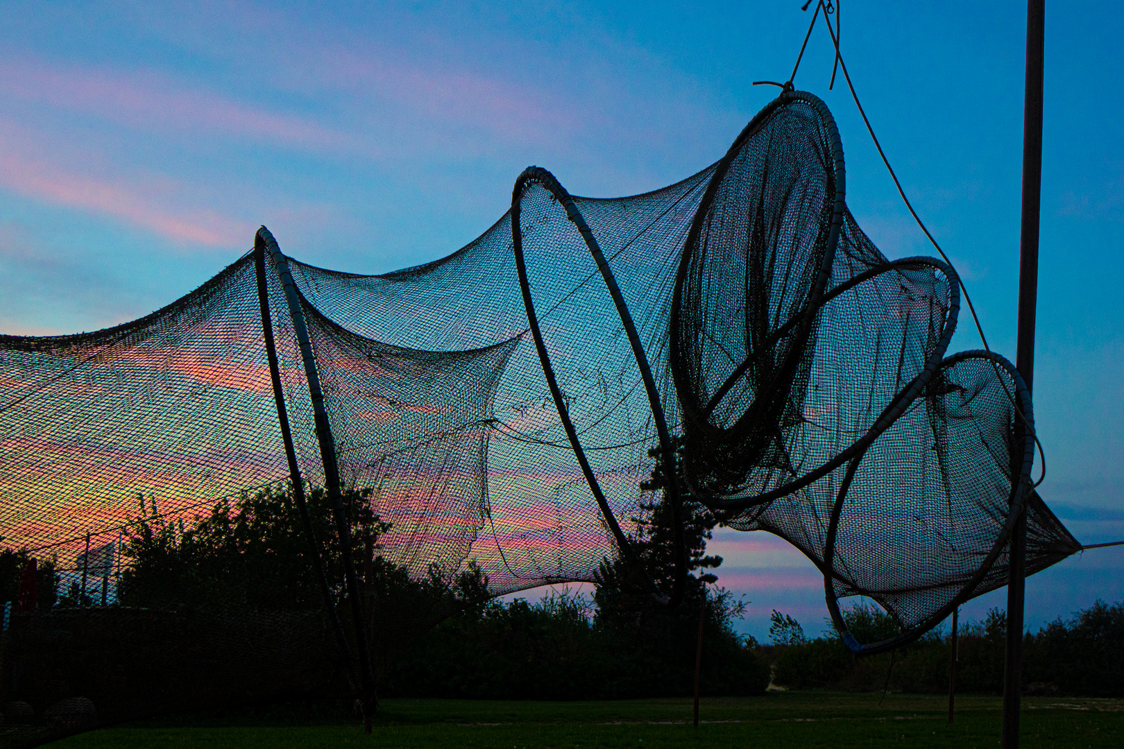 Fischernetze in Freest