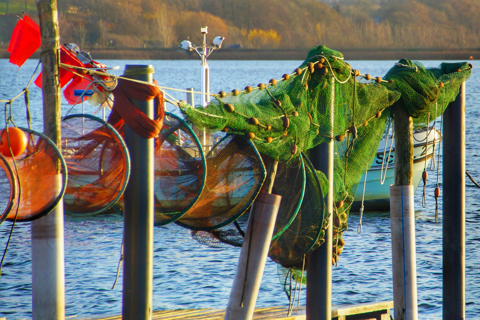 Fischernetze in Schleswig am Holm