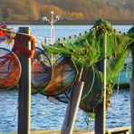 Fischernetze in Schleswig am Holm