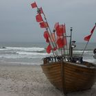 Fischerschiff an der Ostsee