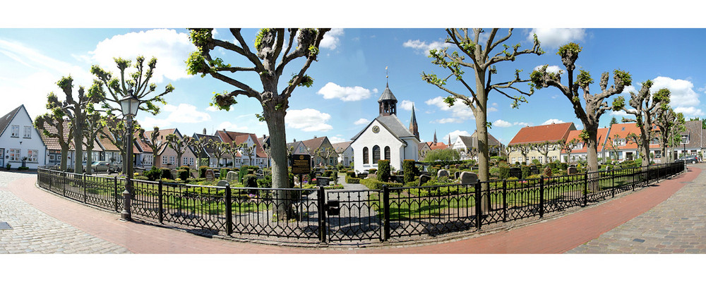 Fischersiedlung Holm - Panorama