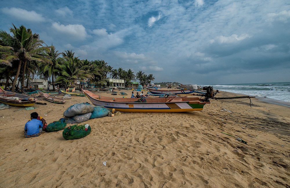 Fischerstrand in Tamil Nadu