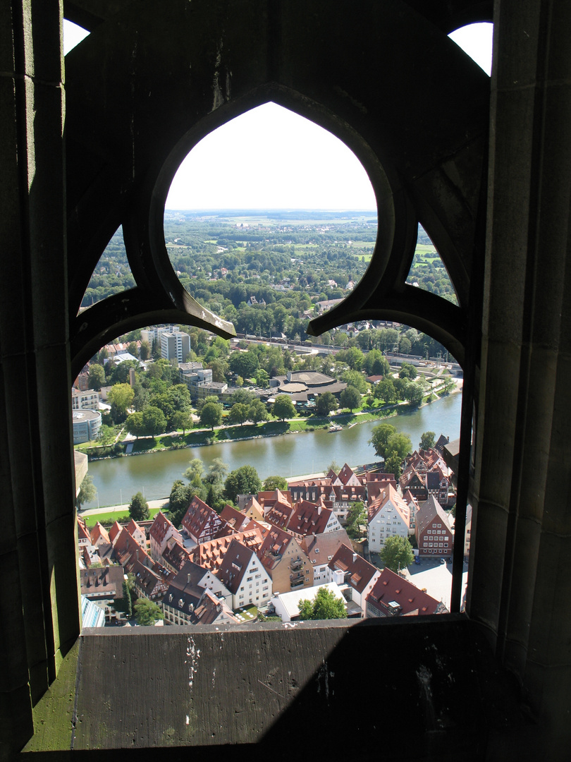 Fischerviertel Ulm vom Münster aus