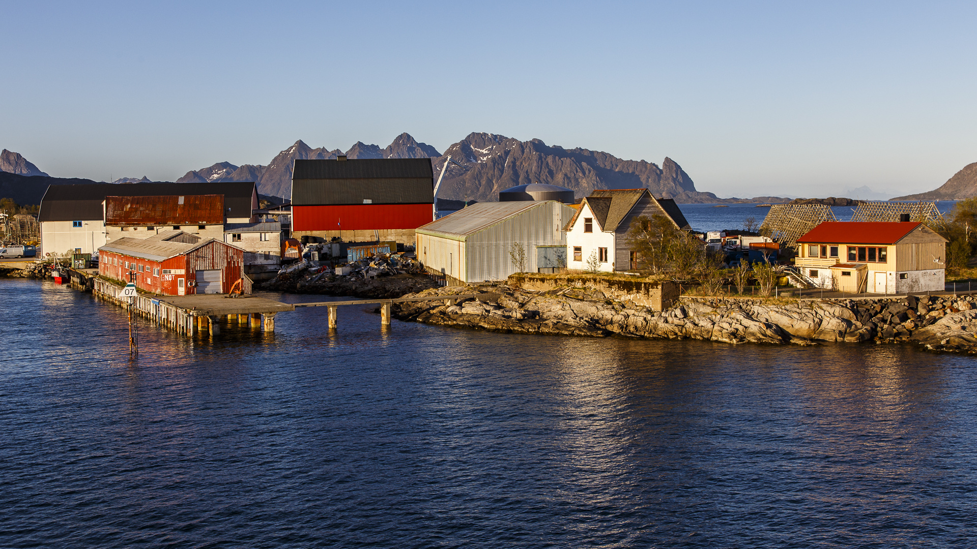 Fischfabrik auf Svolvær