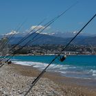 Fischfänger an der Côte d'Azur