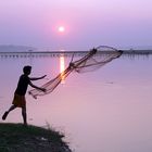 Fischfang am Mekong