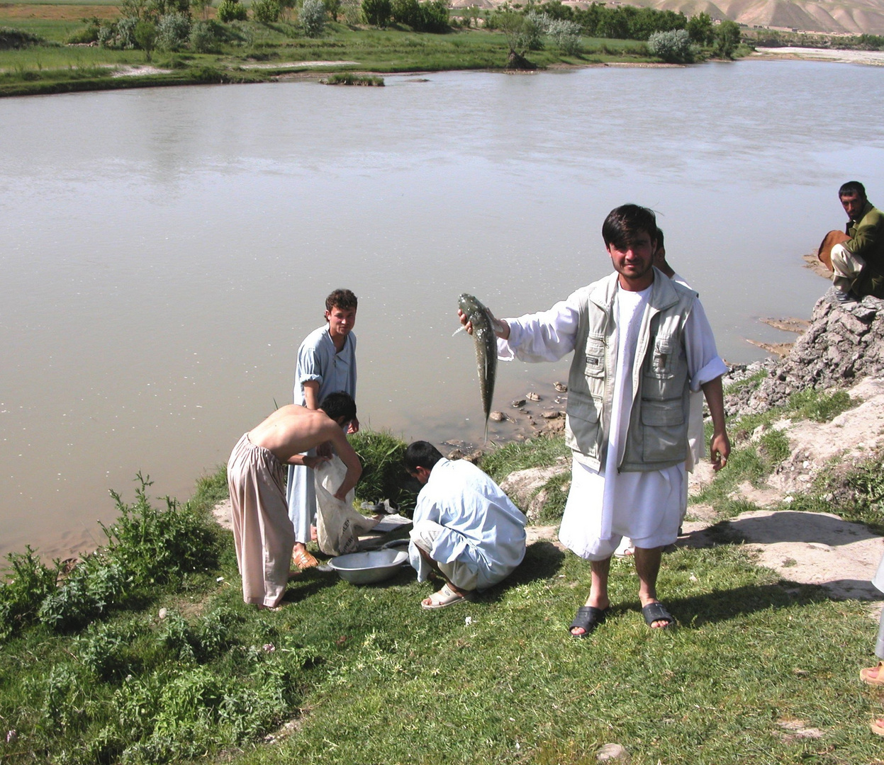 Fischfang auf afghanische Art