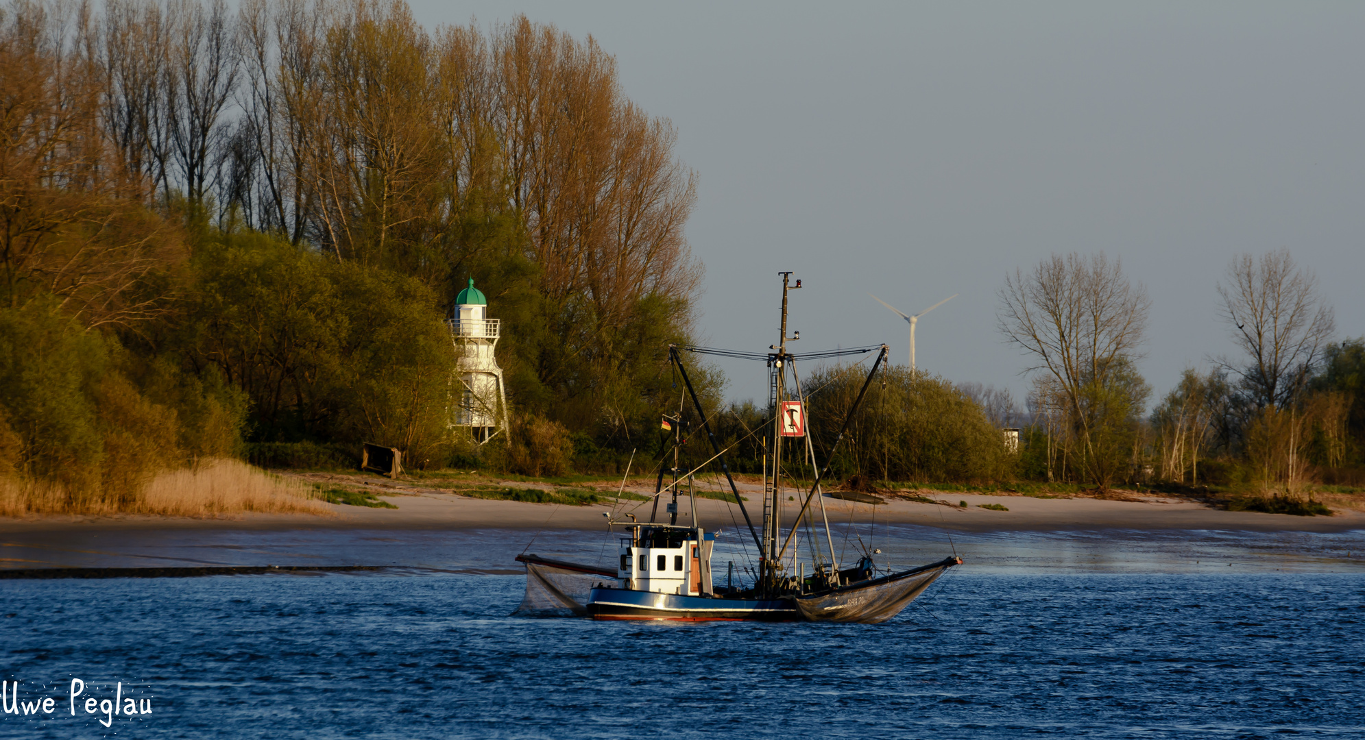 Fischfang auf der Weser