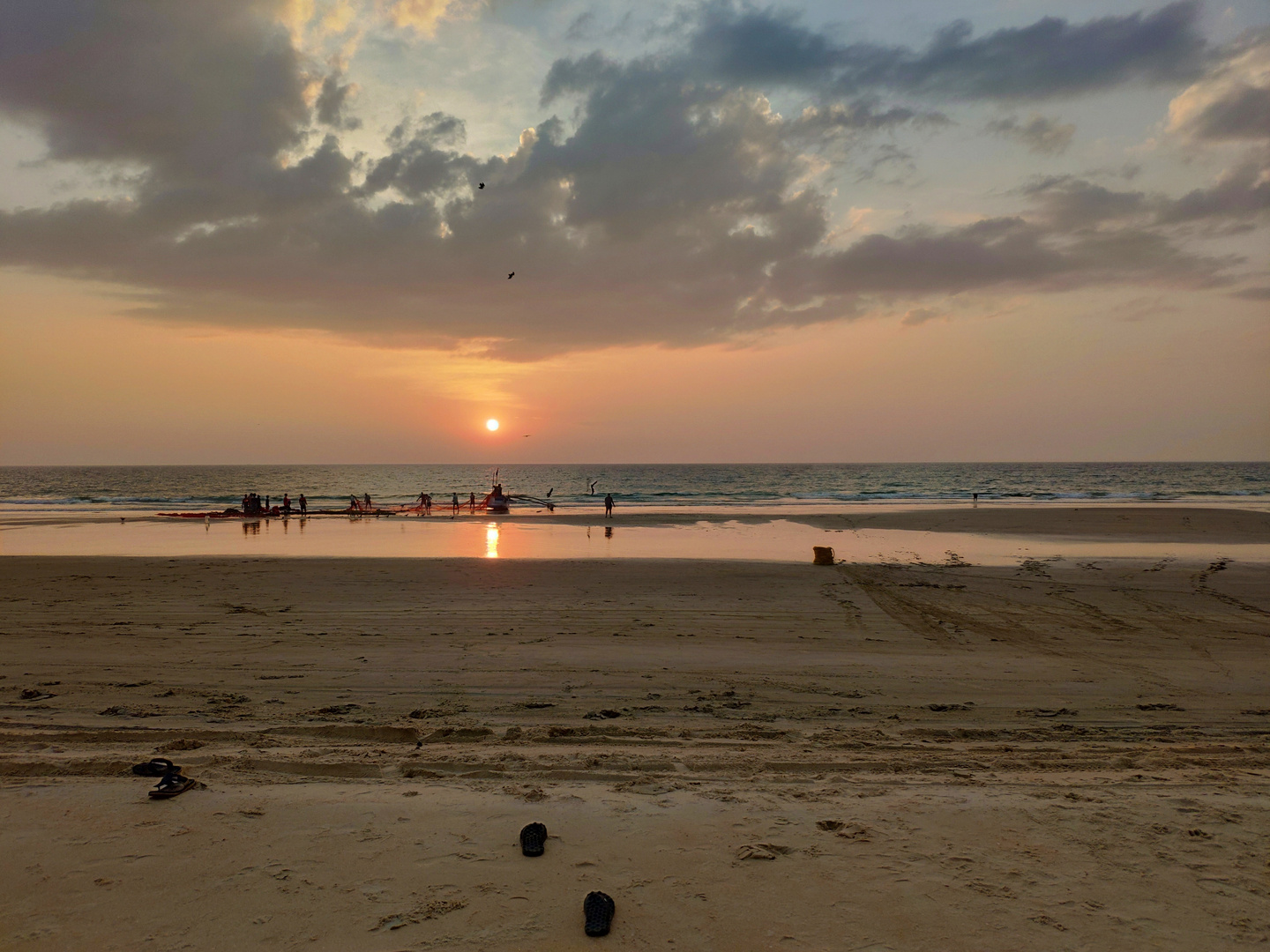 Fischfang bei Sunset