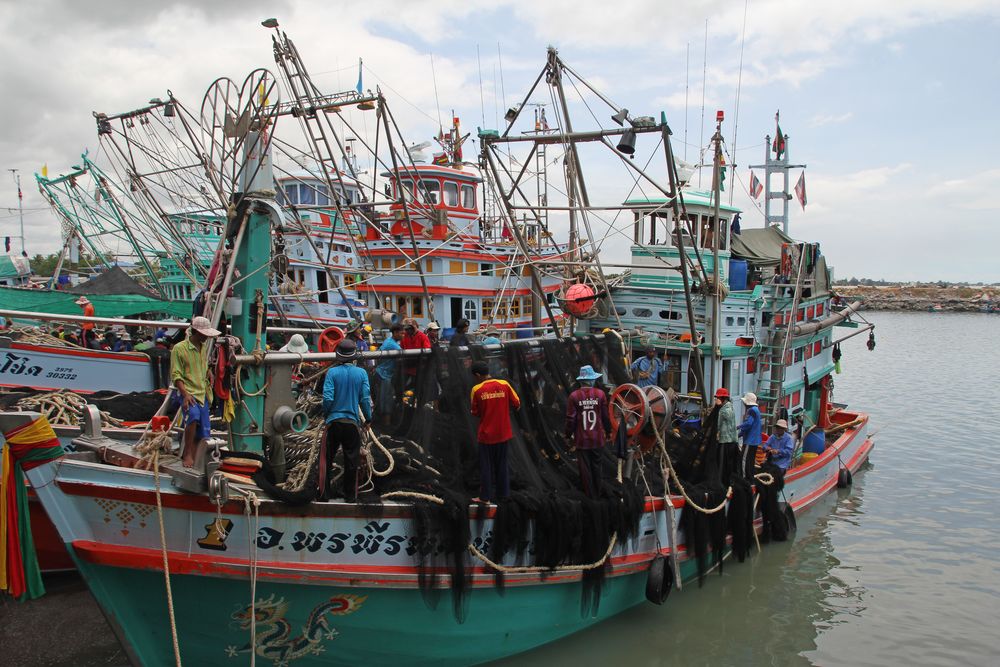 Fischfangflotte, Vorbereitung zum Auslaufen