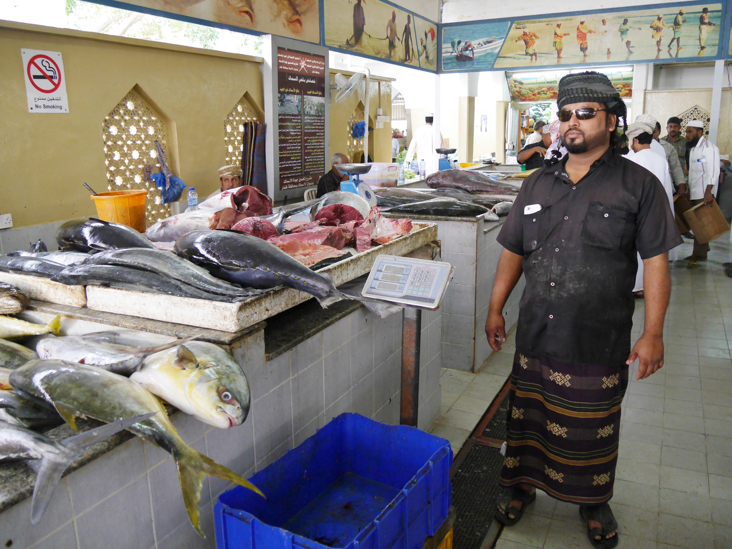 Fischhändler im Oman