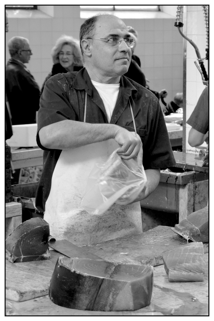 Fischhändler in Funchal (1)