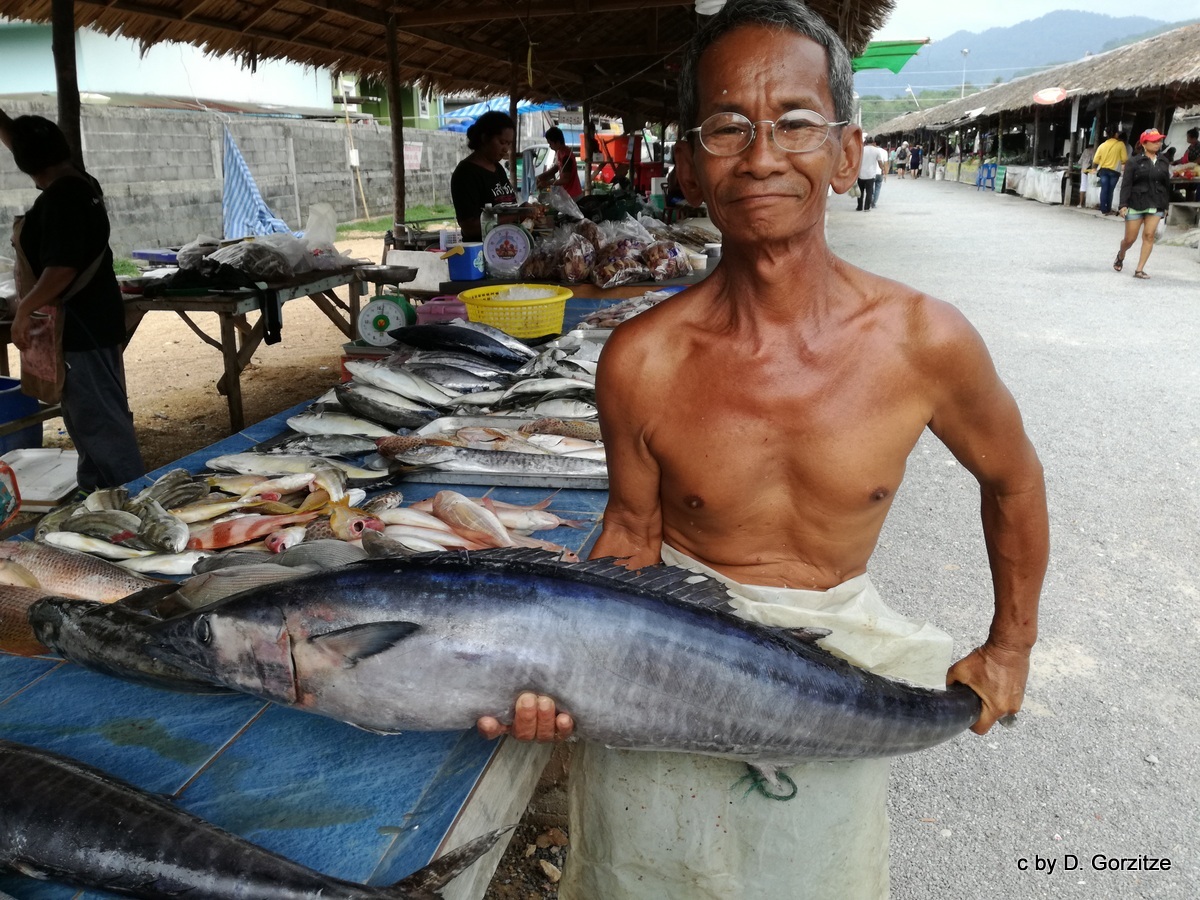 Fischhändler in Hikkaduwa !