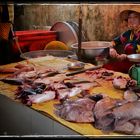 Fischhändlerin in Vietnam 