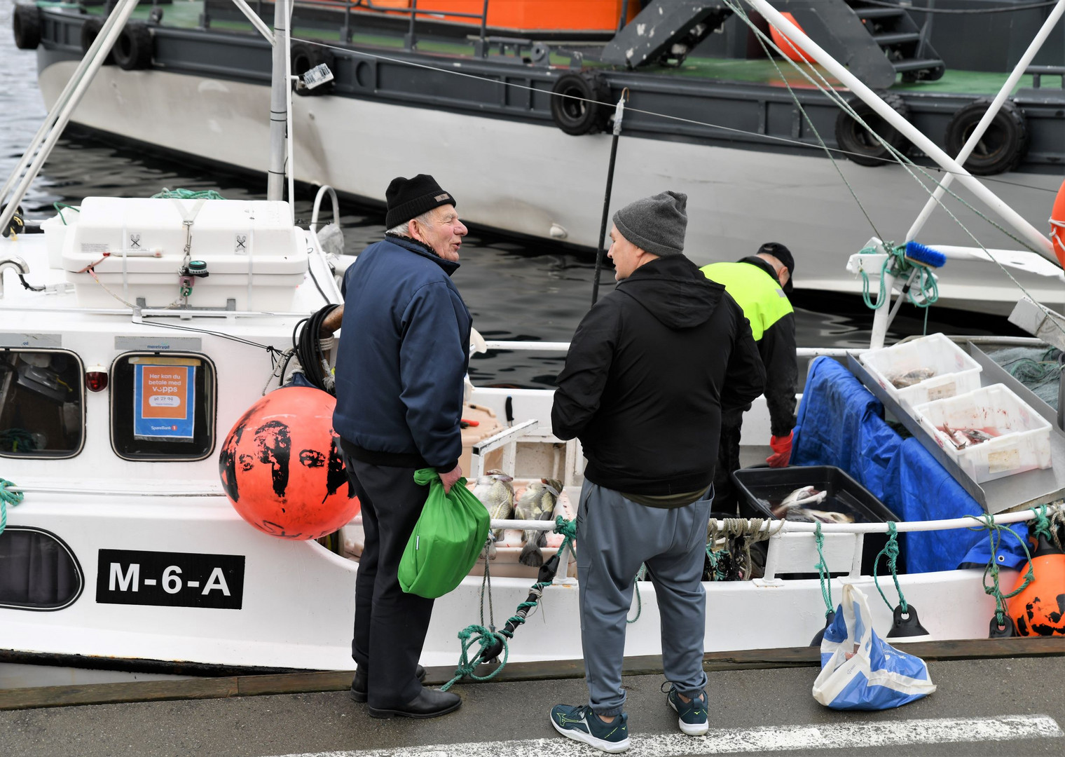 Fischkäufer in Arlesund