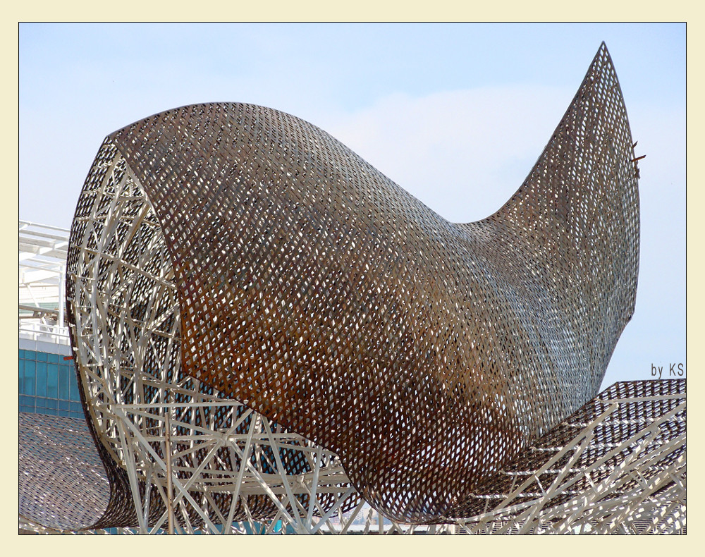 Fischkonstrukt von Frank O Gehry