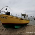 Fischkutter an der Ostsee in Krynica Morska