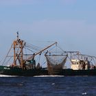 Fischkutter auf dem Weg in den Hafen