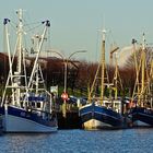 Fischkutter im Hafen von Büsum 