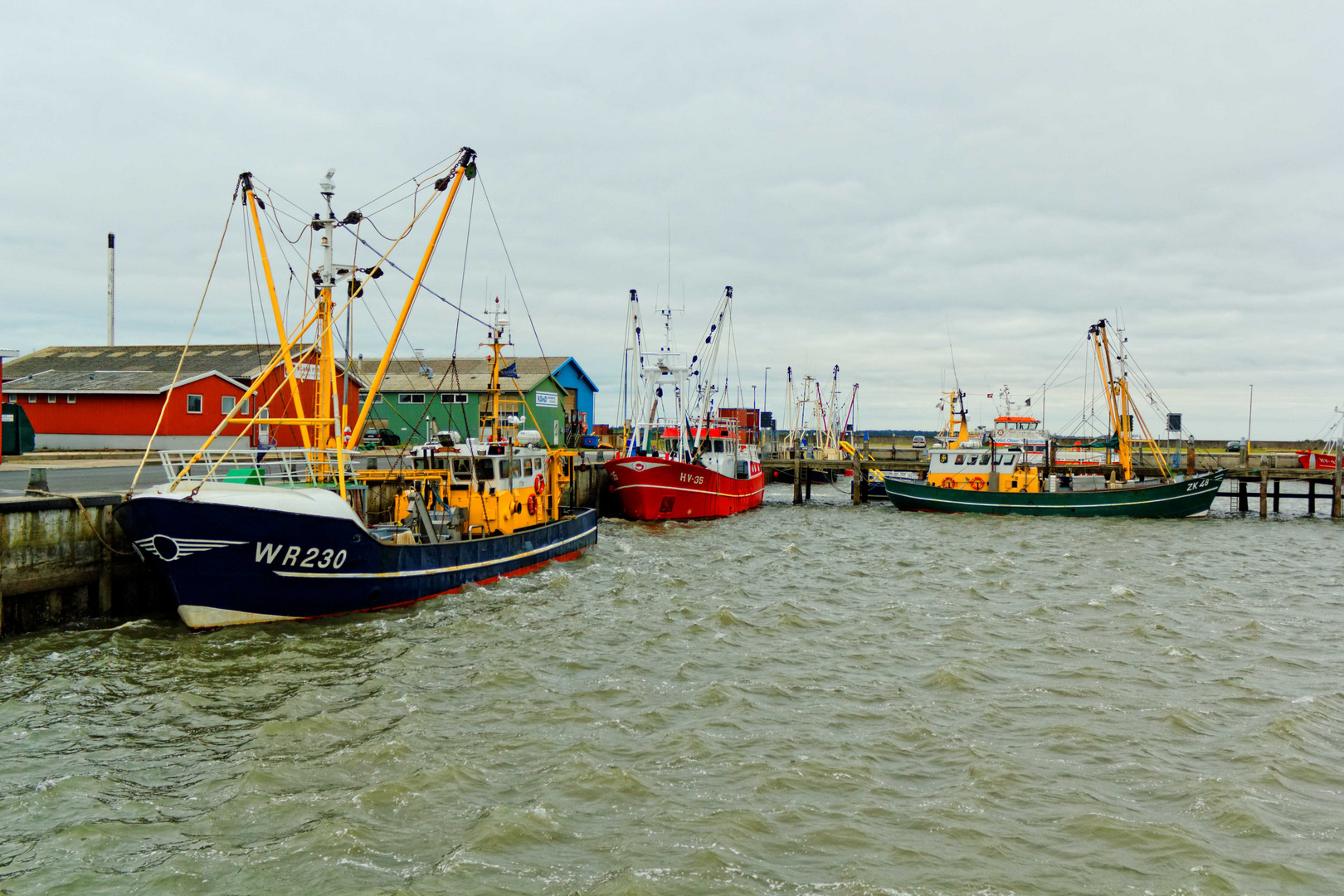 Fischkutter im Hafen von Havneby