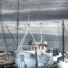 Fischkutter im Hafen von Ålbæk