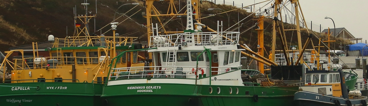 Fischkutter im Hörnumer Hafen auf Sylt