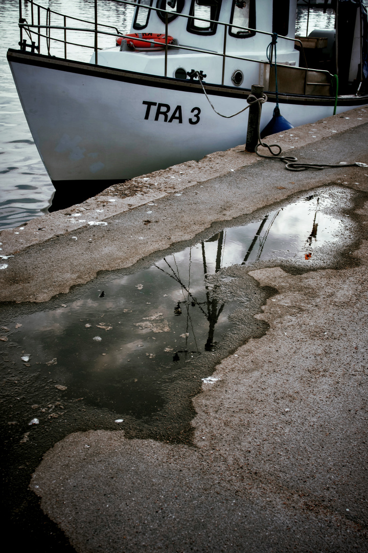 Fischkutter im Seebad