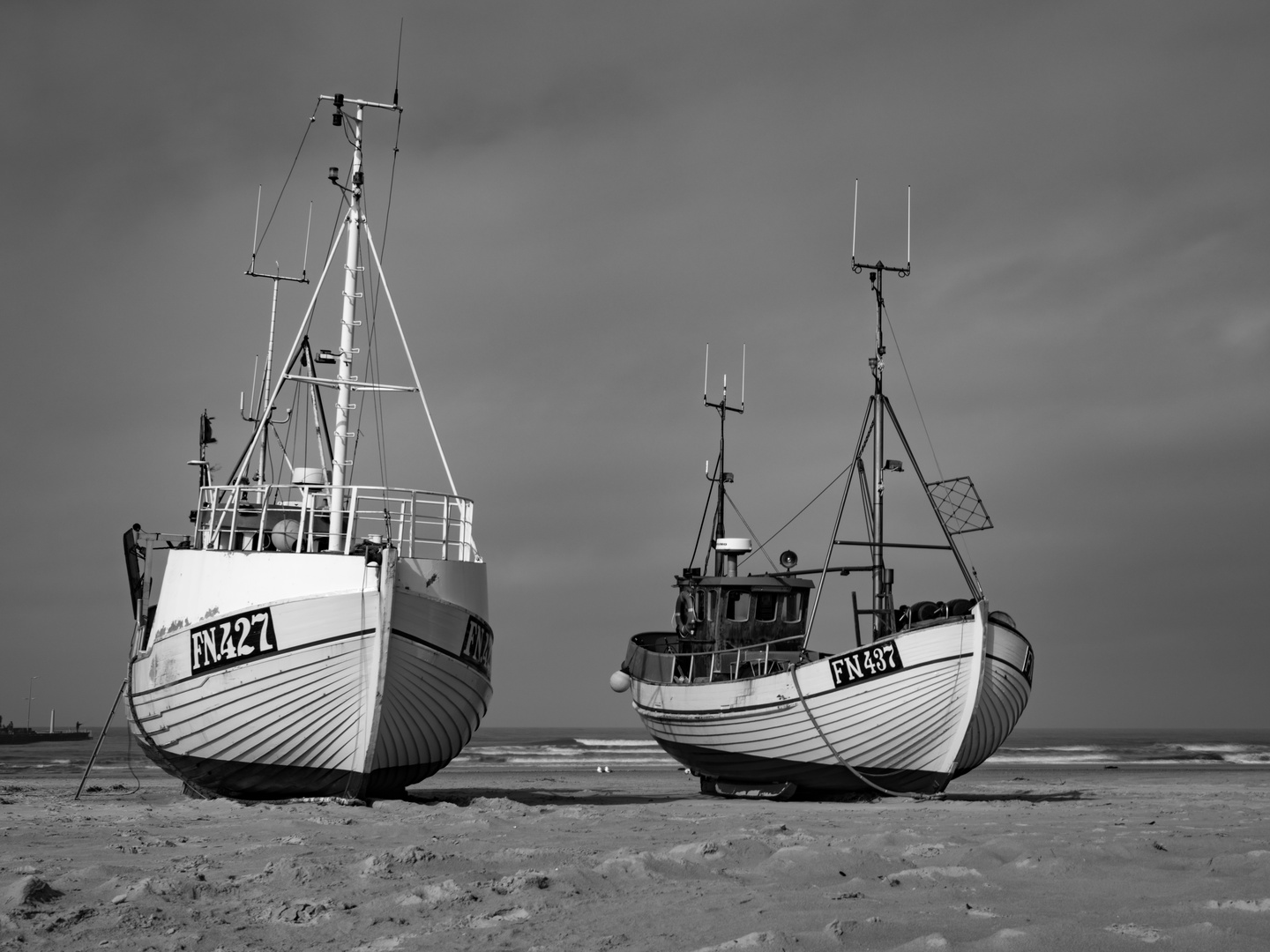 Fischkutter in Lökken