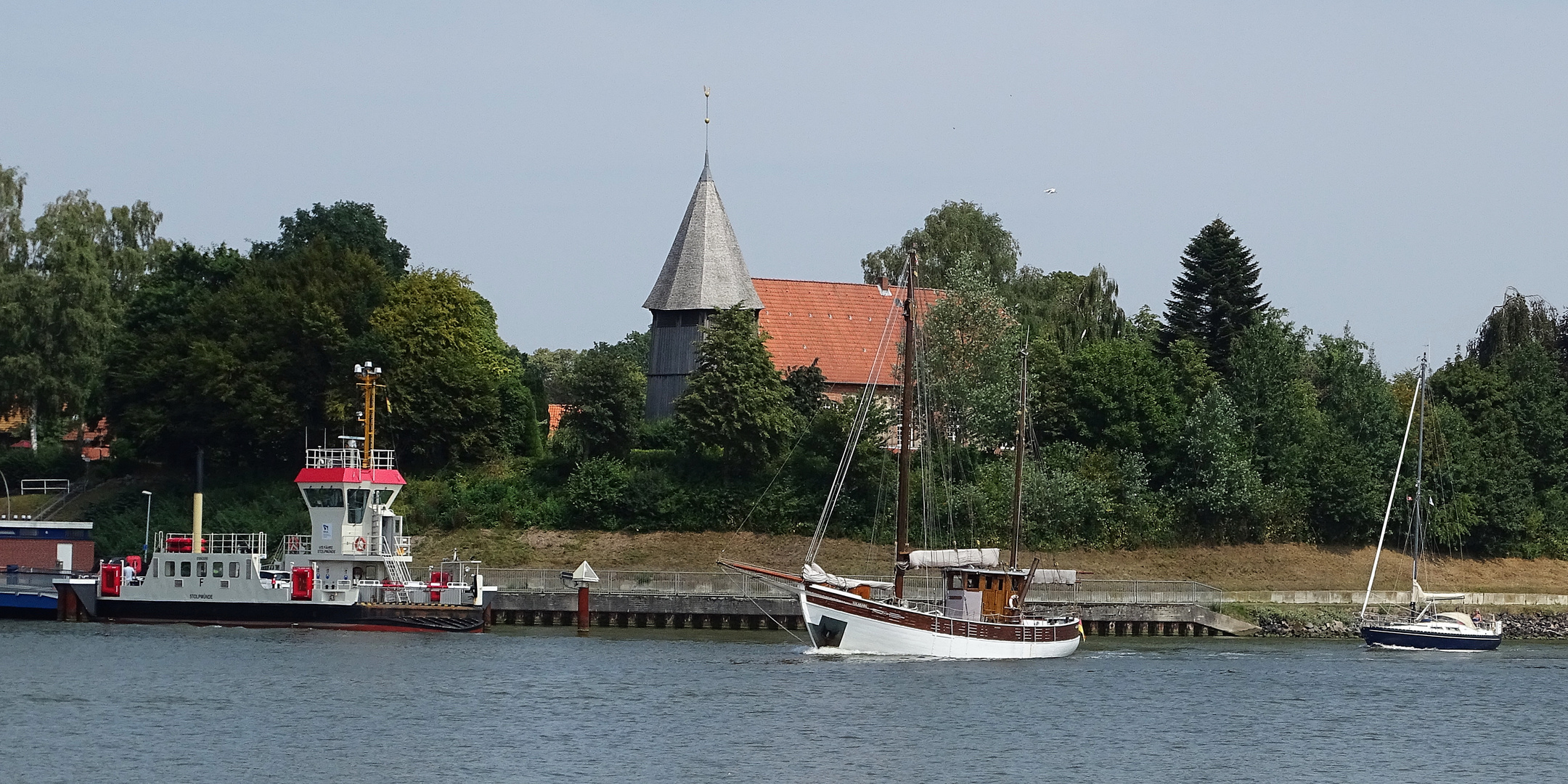 Fischkutter vor Sehestedt