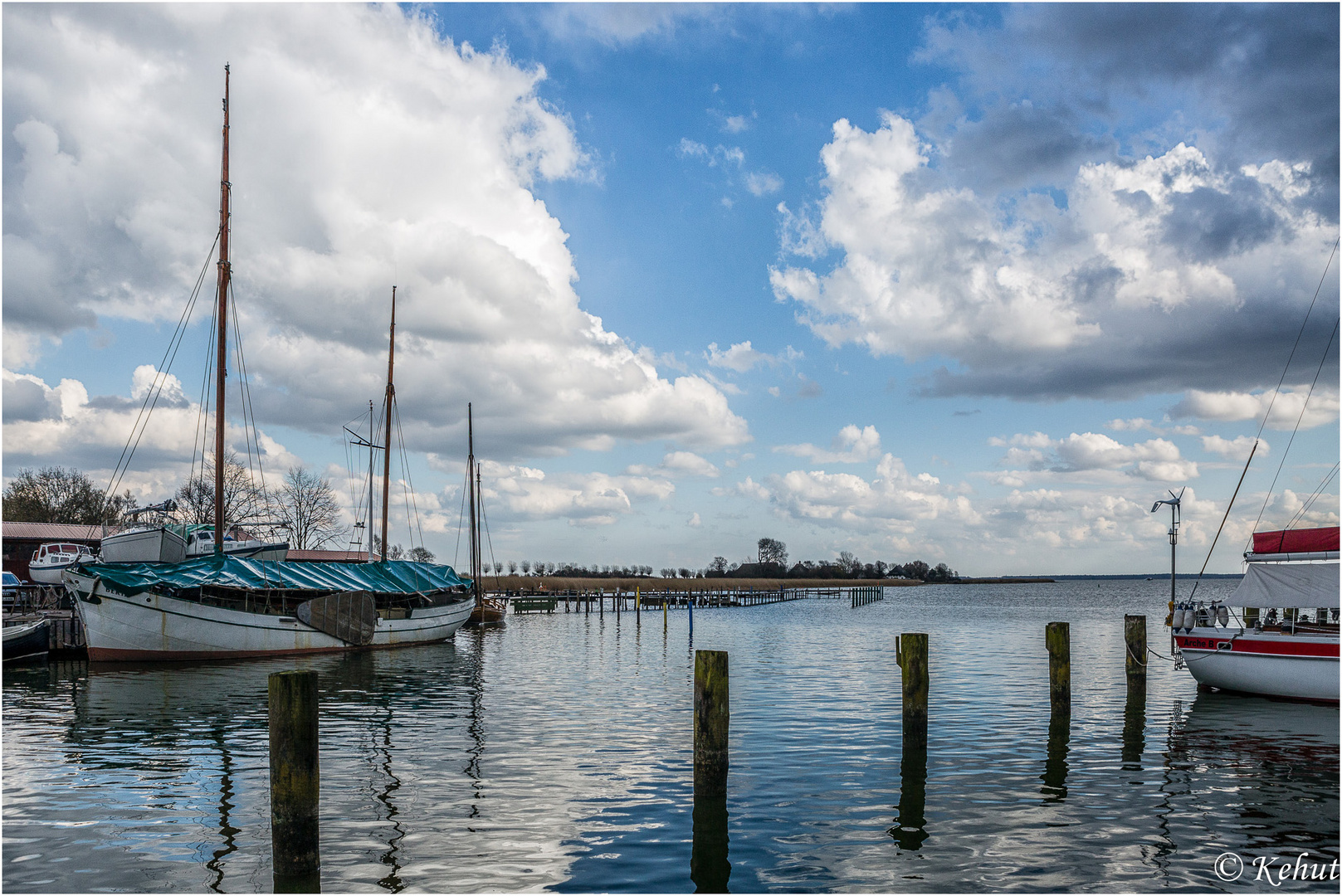 Fischland-Spaziergang (6) Blick nach Bastorf ...