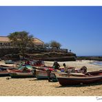 FISCHMARKT AM STRAND VON TARRAFAL