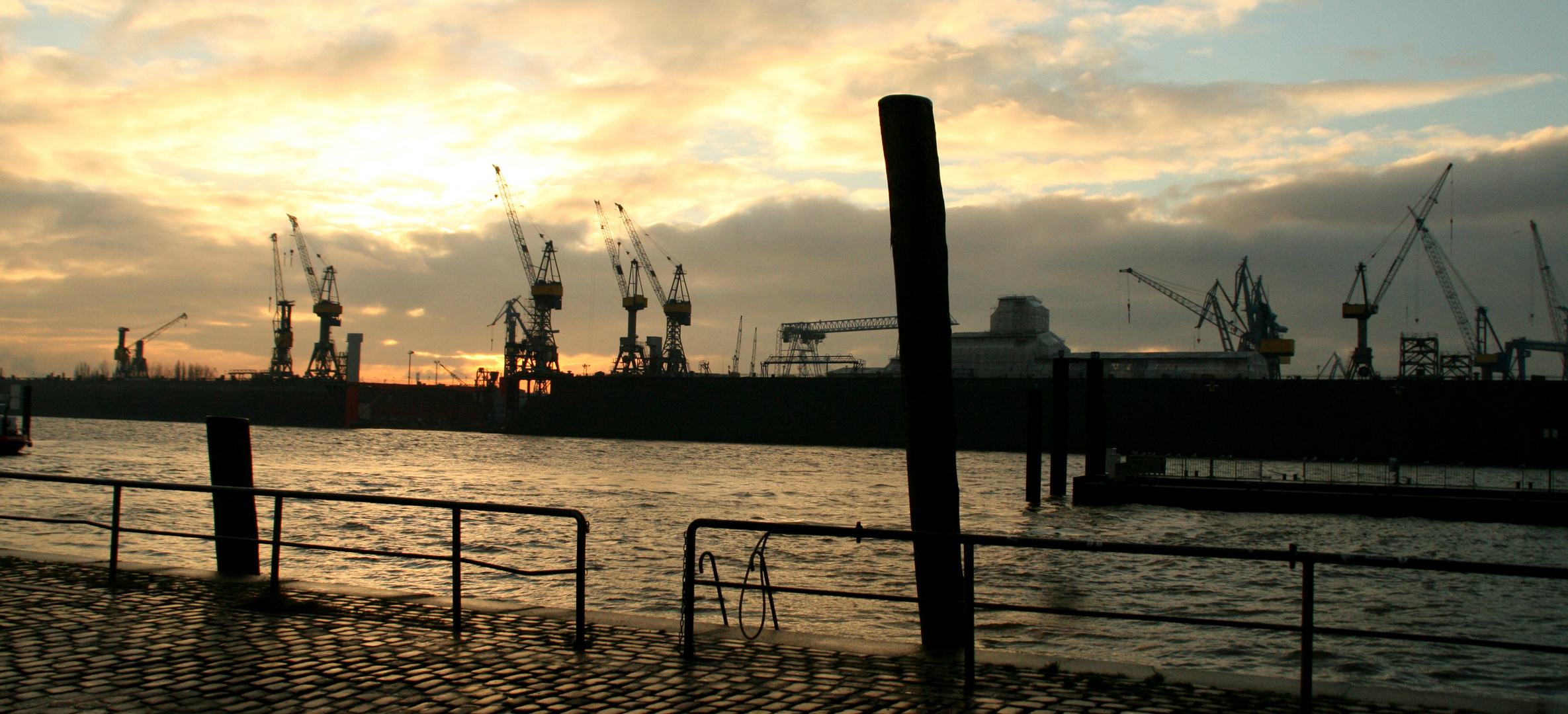 Fischmarkt im Sonnenuntergang