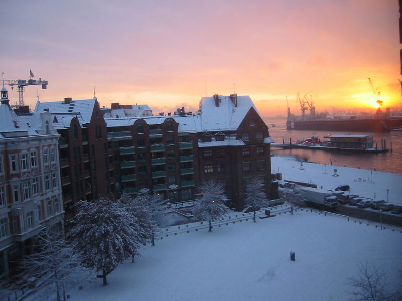 Fischmarkt im Winter