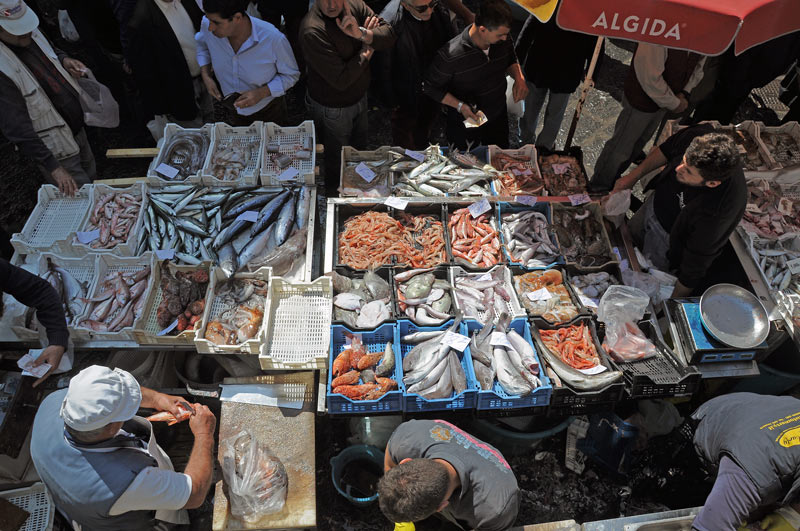 Fischmarkt in Catania