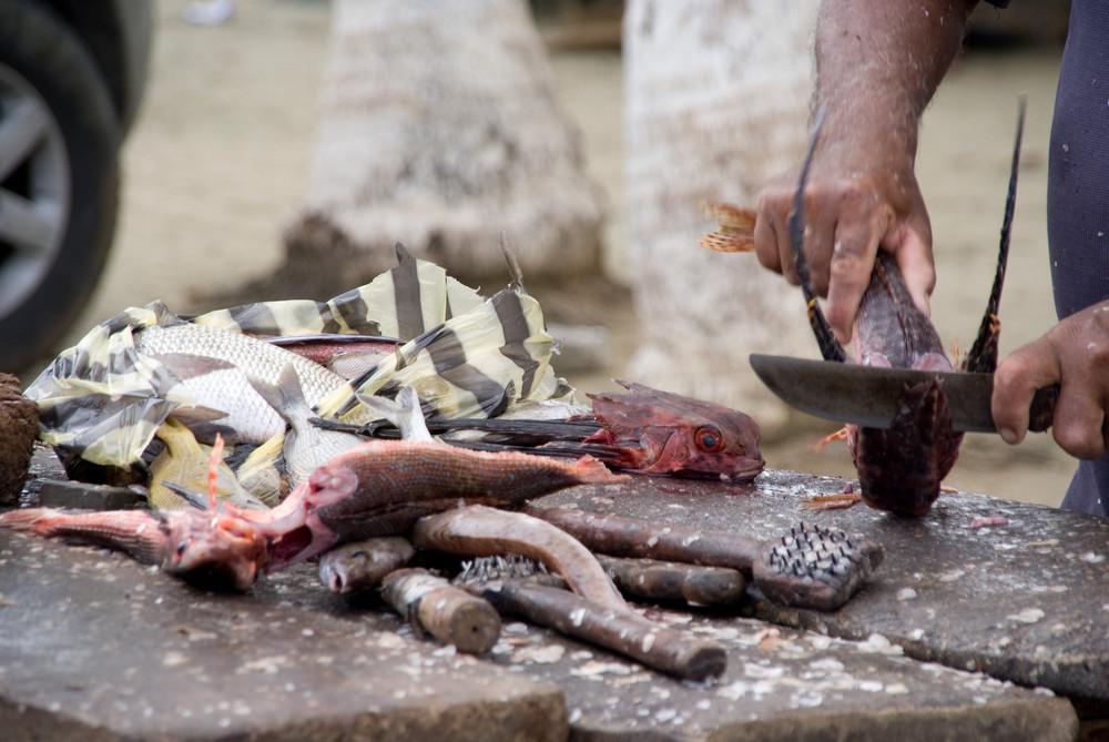 Fischmarkt in ElTirano, Isla Margarita