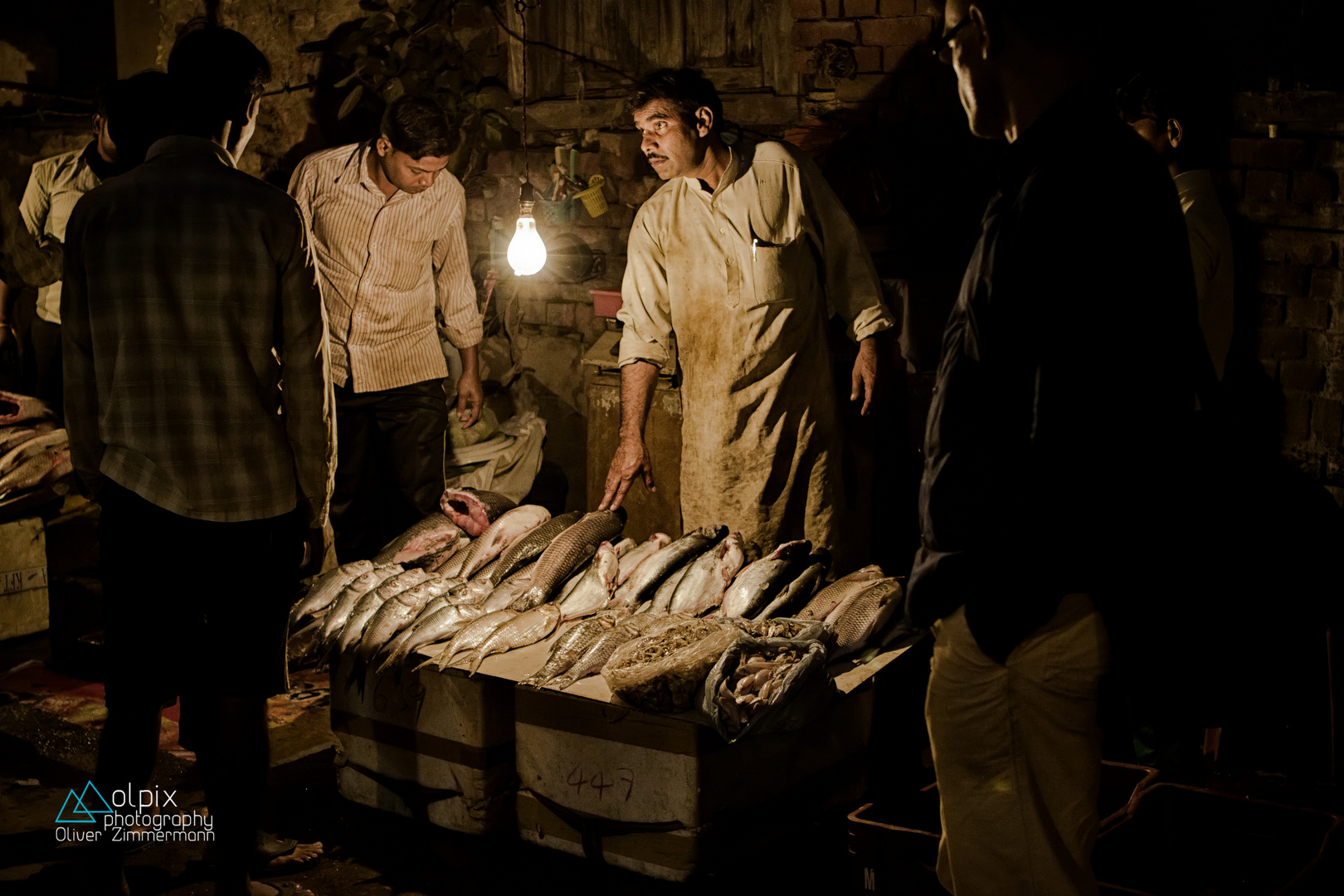 Fischmarkt in Indien