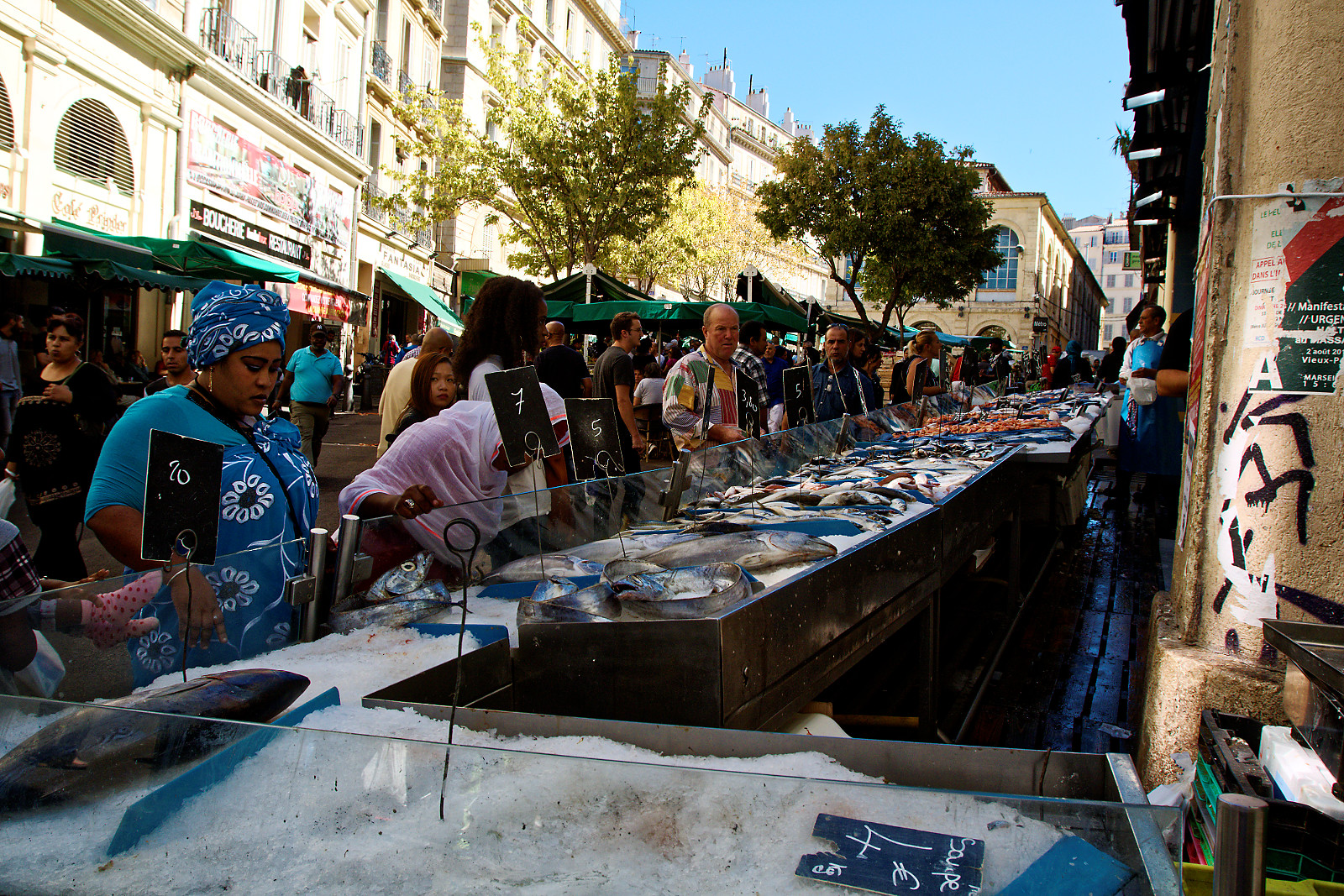 Fischmarkt in Marseille