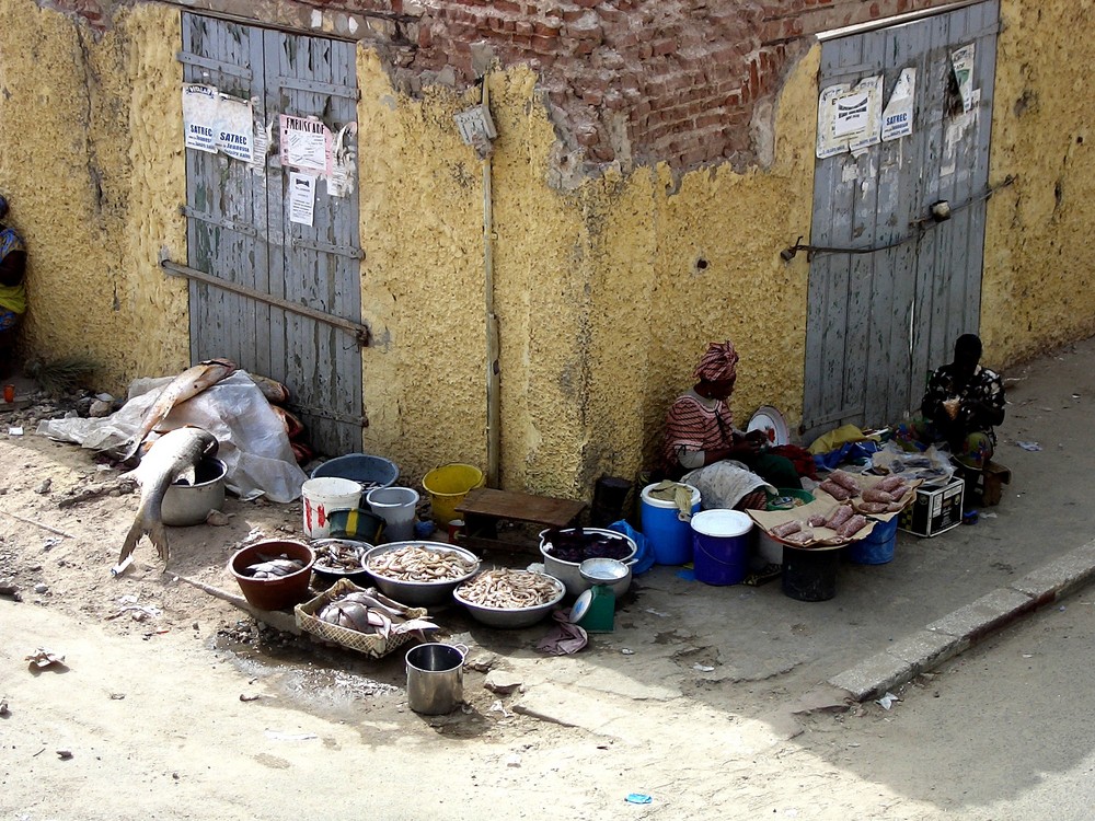 Fischmarkt in St. Louis (Senegal)