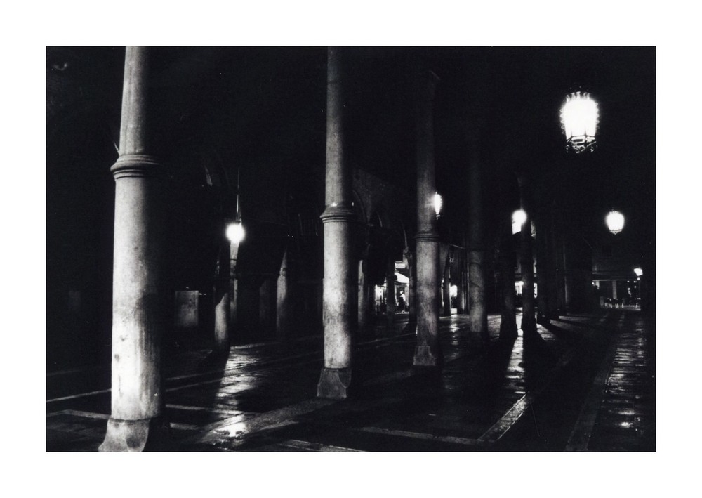 Fischmarkt in Venedig bei Nacht