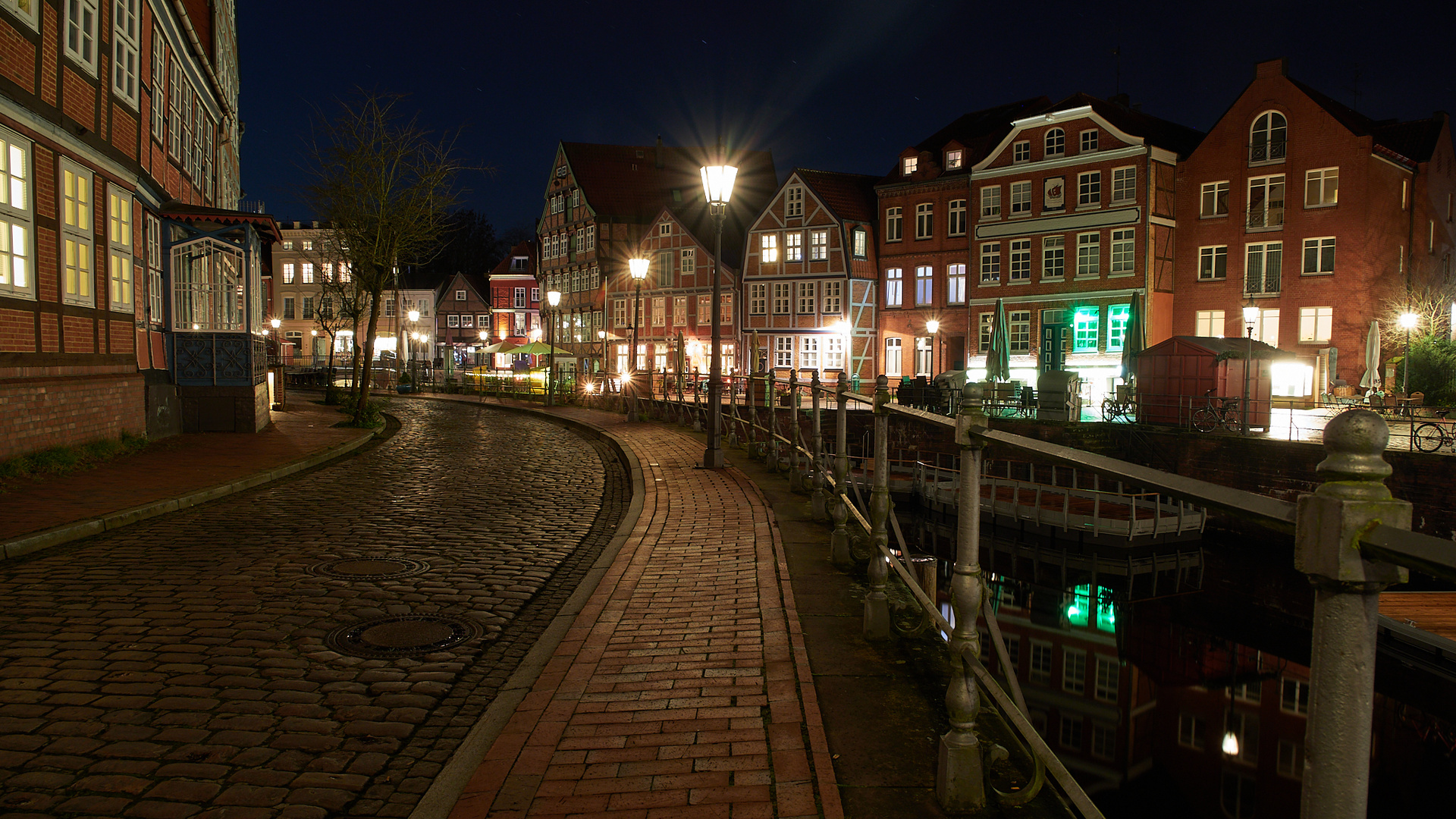 Fischmarkt Stade Nachtfotografie