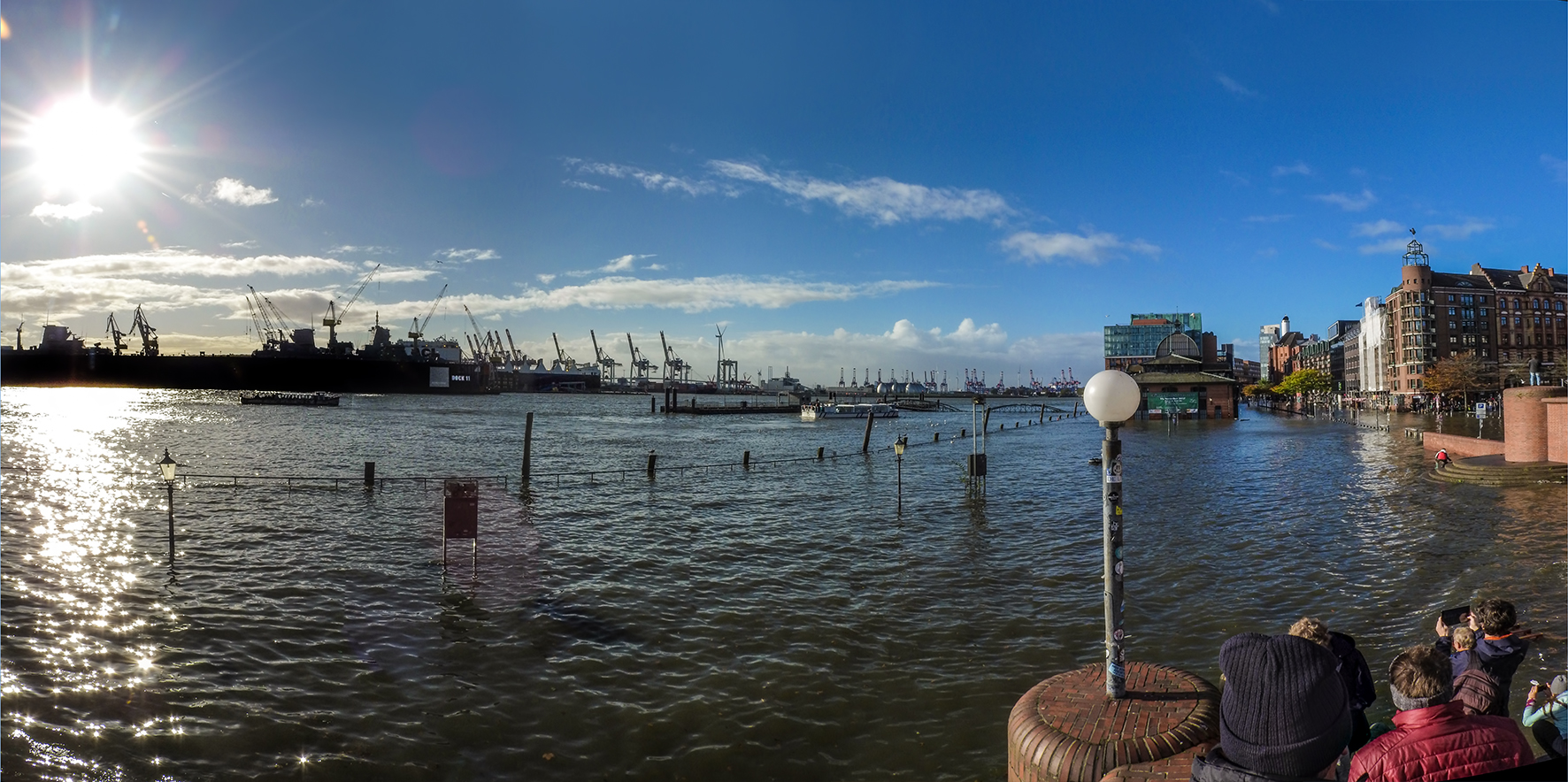 Fischmarkt Sturmflut 29.10.2017