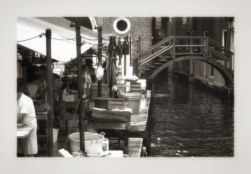 Fischmarkt Venedig 1984