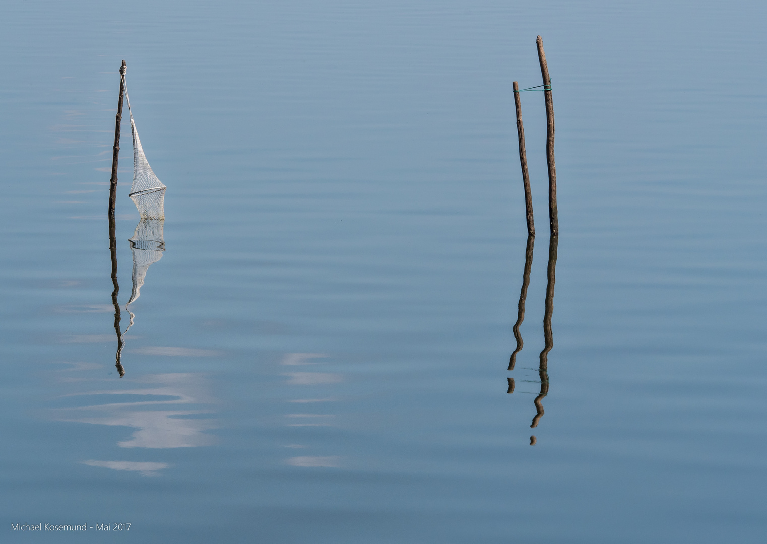 Fischreuse Steinhuder Meer - Variante in Farbe