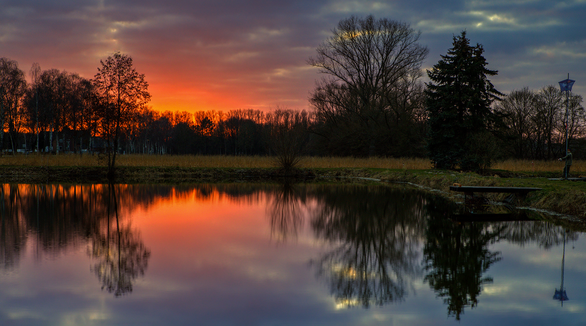 Fischteich am Abend 005 b