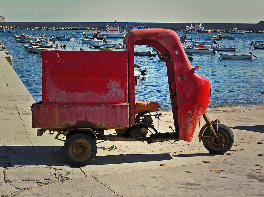 Fischtransporter in Portugal