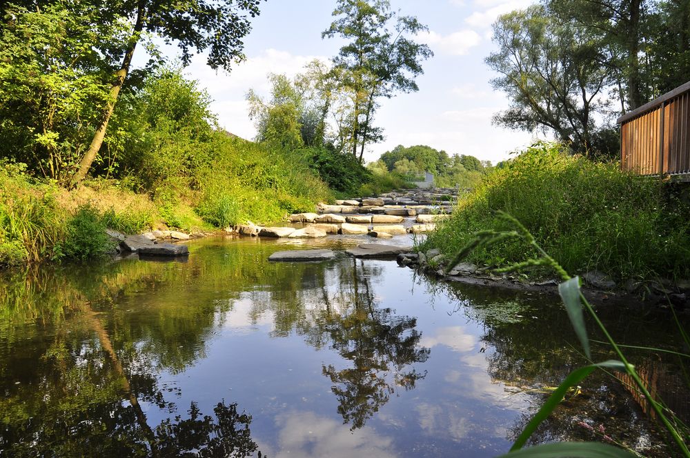 Fischtreppe am Ferkensbruch Foto & Bild landschaft, bach, fluss & see