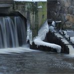 Fischtreppe im Winter 2010