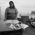 Fischverkäuferin am Malecon - Monochrome