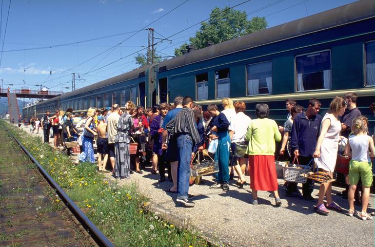 Fischverkauf an der Transsib