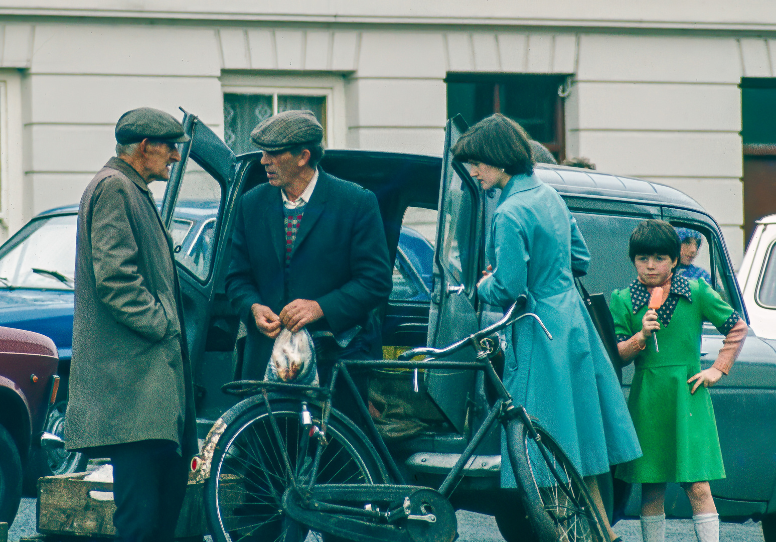 Fischverkauf in Galway 1978